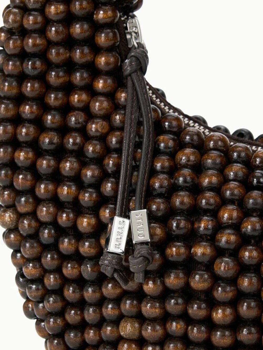 Staud Reef Bag in Dark Brown - Picture 3 of 12